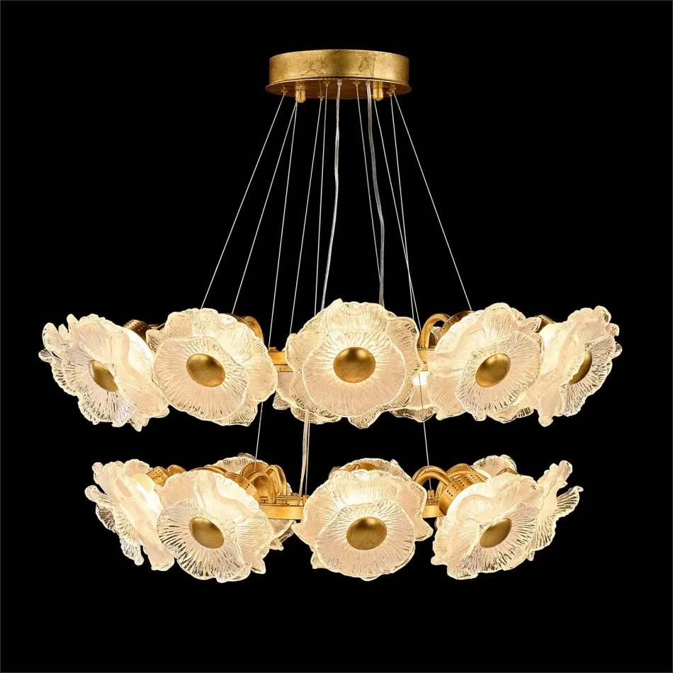 Farnese Two-Tier Twenty-One-Light Chandelier