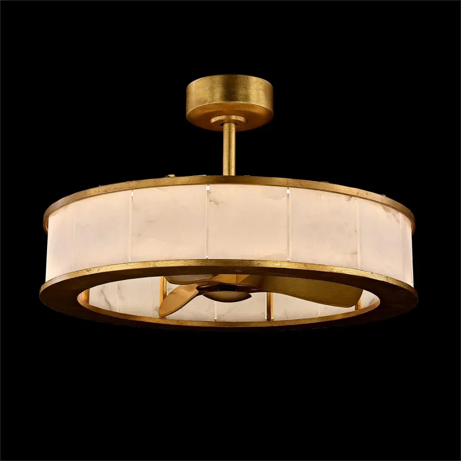 Hadrian Chandelier with Fan