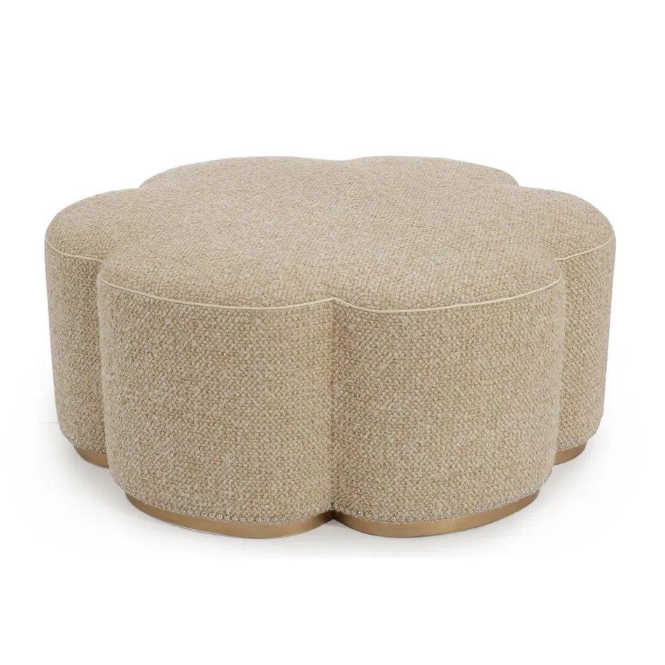 Dahlia Cocktail Ottoman 19.29"H X 44.88"W X 44.88"D