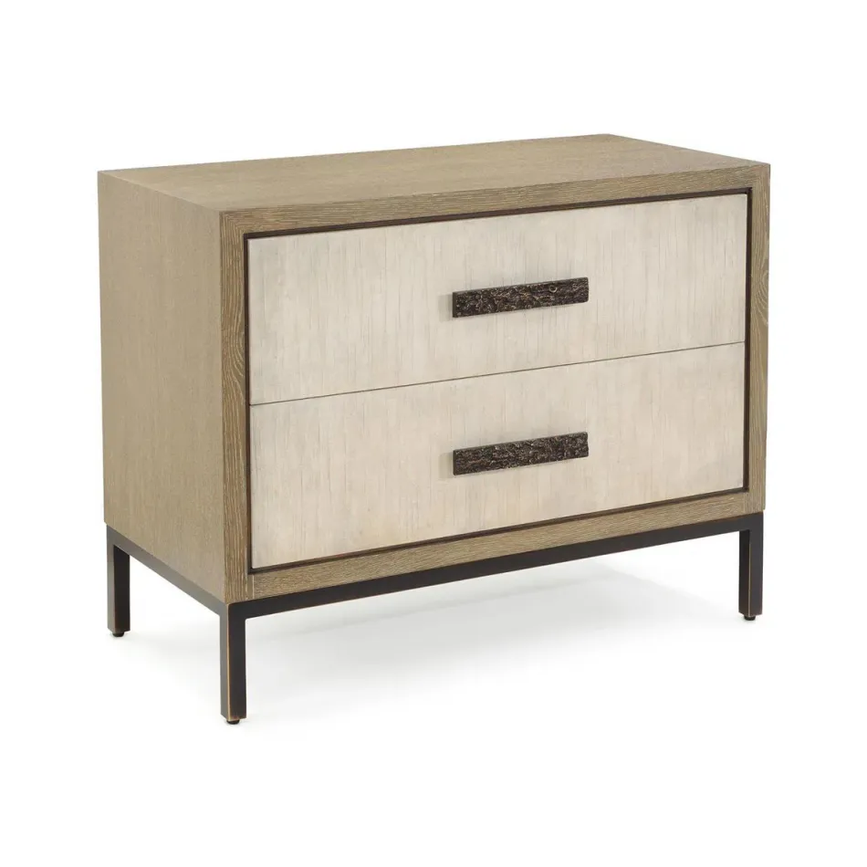 Kaya Two Drawer Night Table 30.5"H x 38.25"W x 19"D