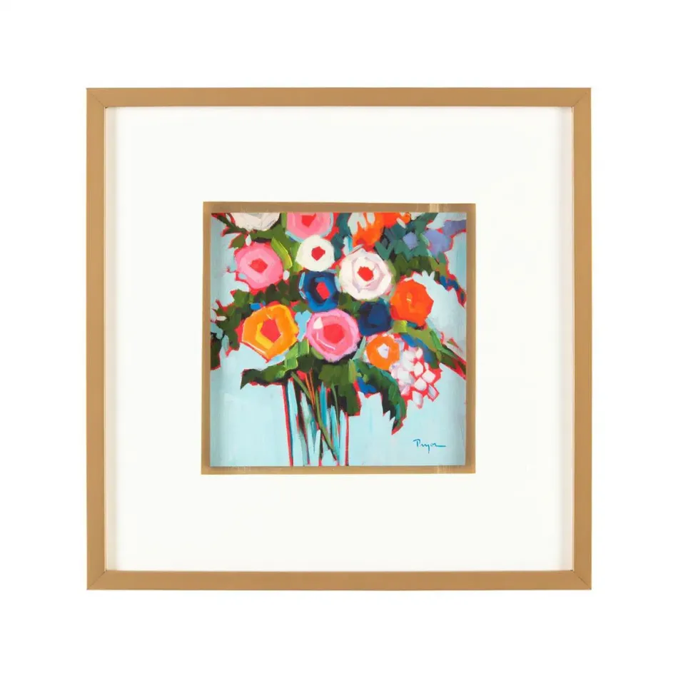 Pryor Lampton's Ranunculus Bouquet II 20"H X 20"W X 1.5"D