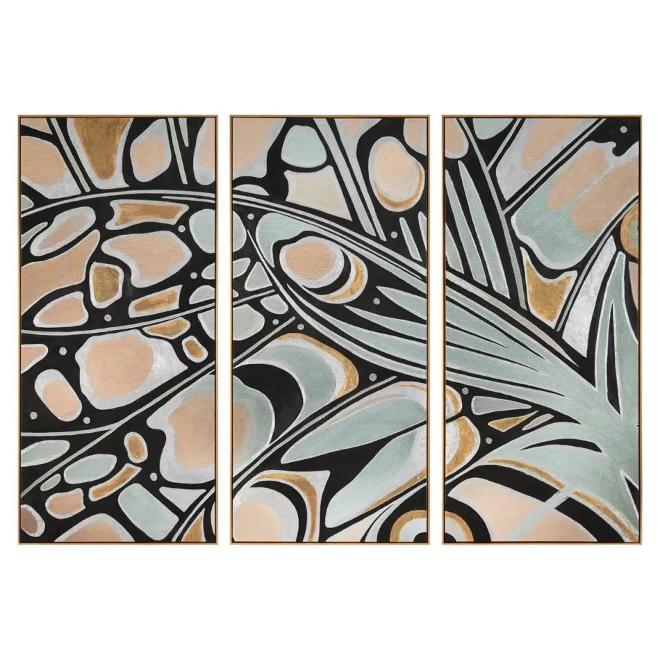Shaye Rawson's Butterflies (Set Of Three) 89.25"H X 41.75"W X 2"D