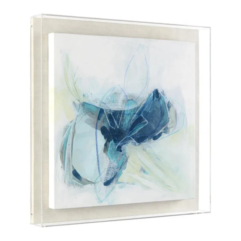 Blue Chasm II 24"W x 24"H x 3"D