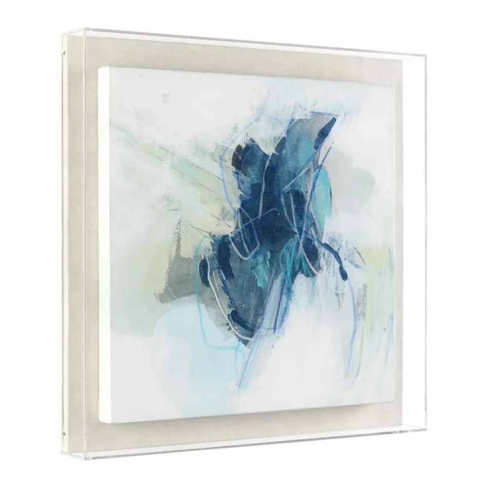 Blue Chasm III 24"W x 24"H x 3"D