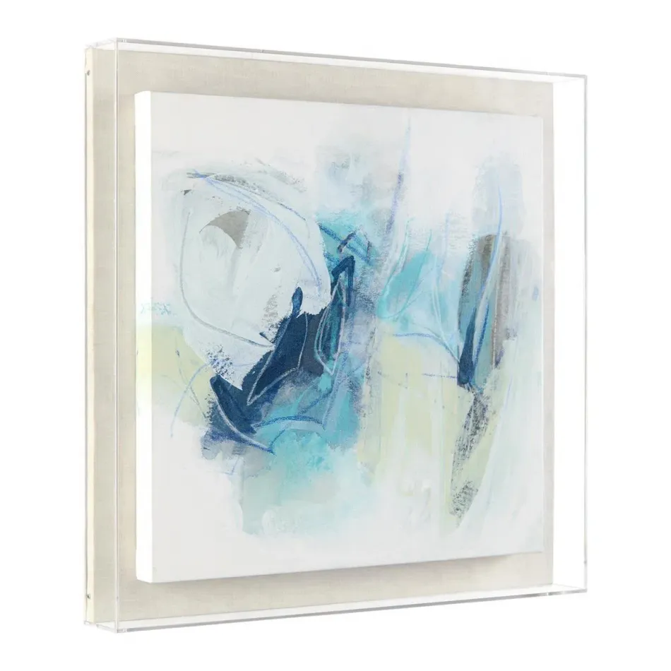 Blue Chasm IV 24"W x 24"H x 3"D