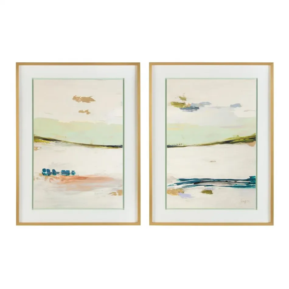 Jennifer Poe's Breath of Fresh Air Diptych