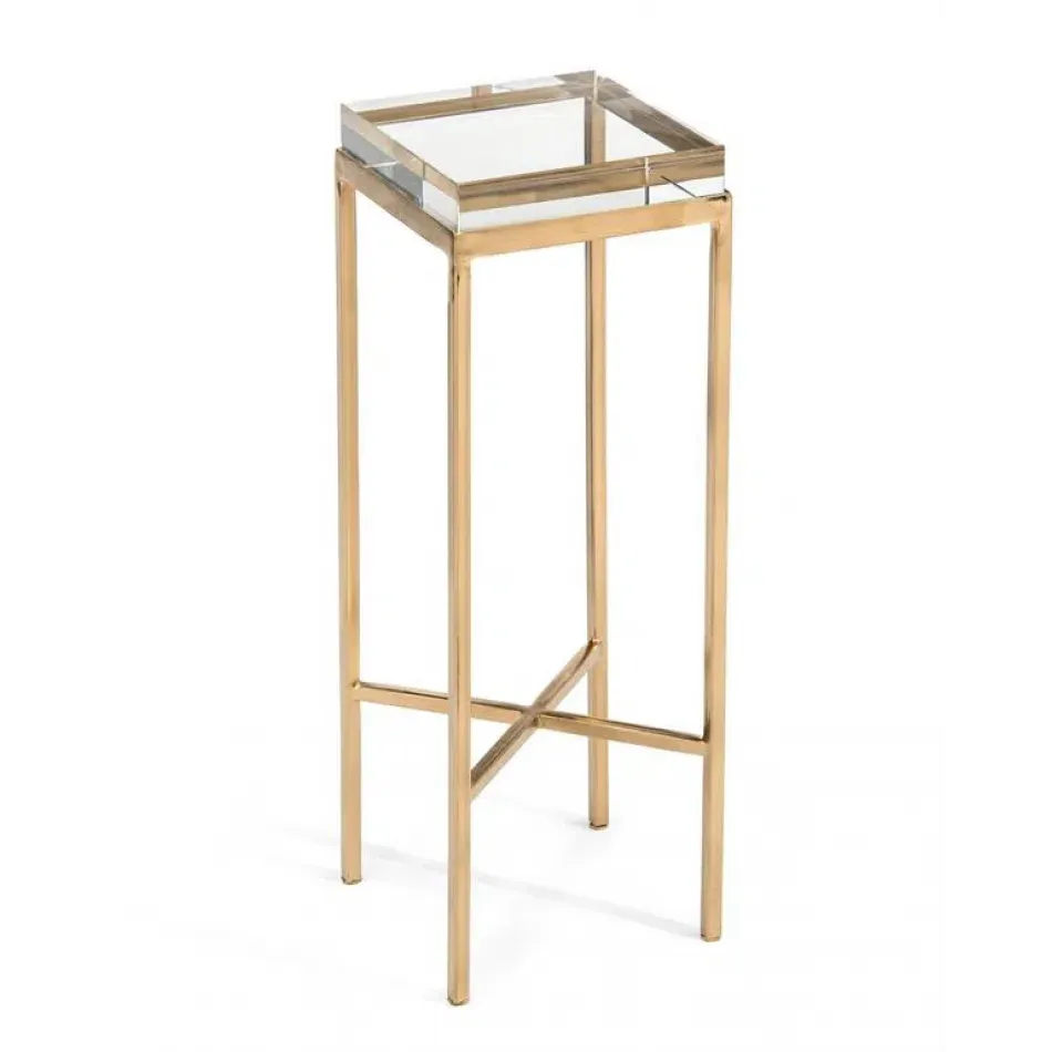 Glass Block Martini Table