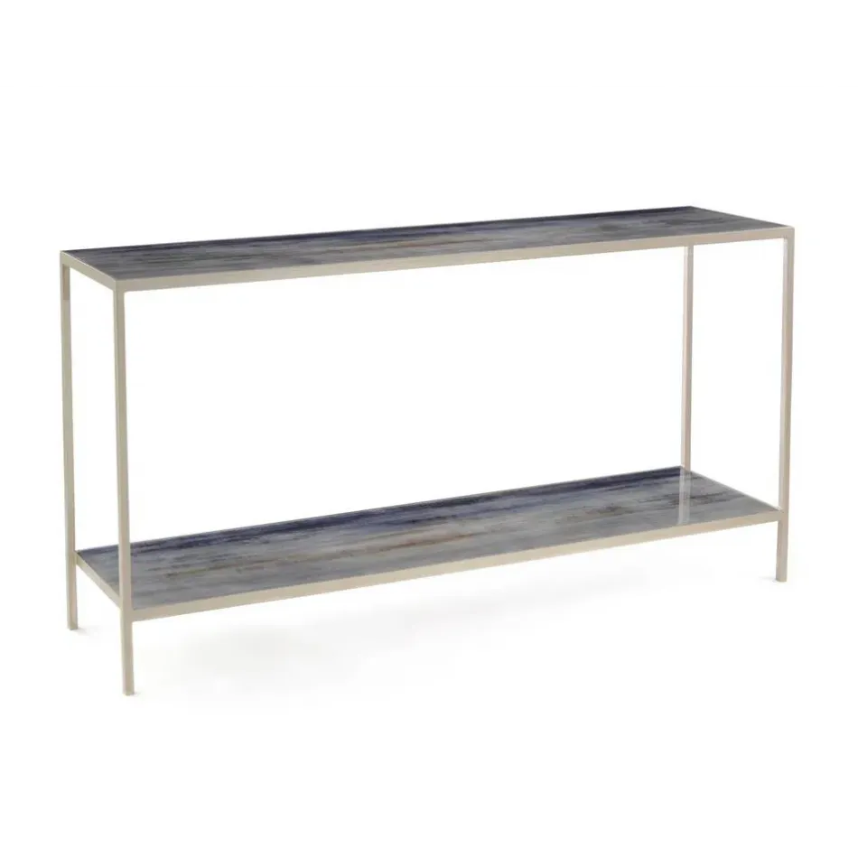 Shaye Rawson's Spring Rain Sofa Table with Shelf
