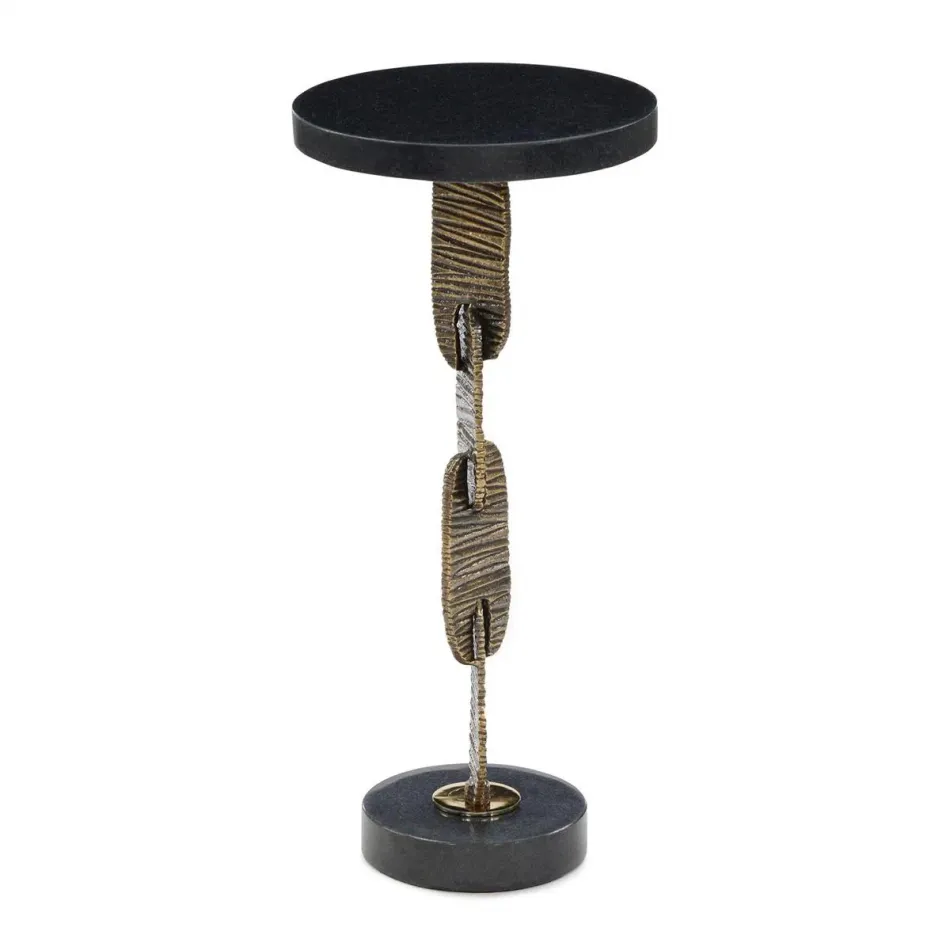 Chase Martini Table 23"H X 10"W X 1"D Black