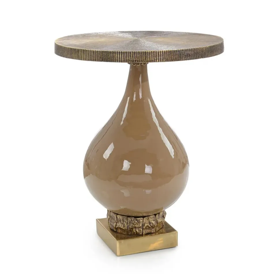 Delphi Side Table, Brown