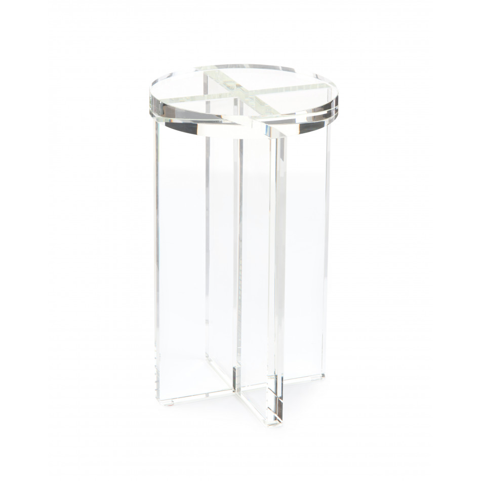 Crystal Martini Side Table