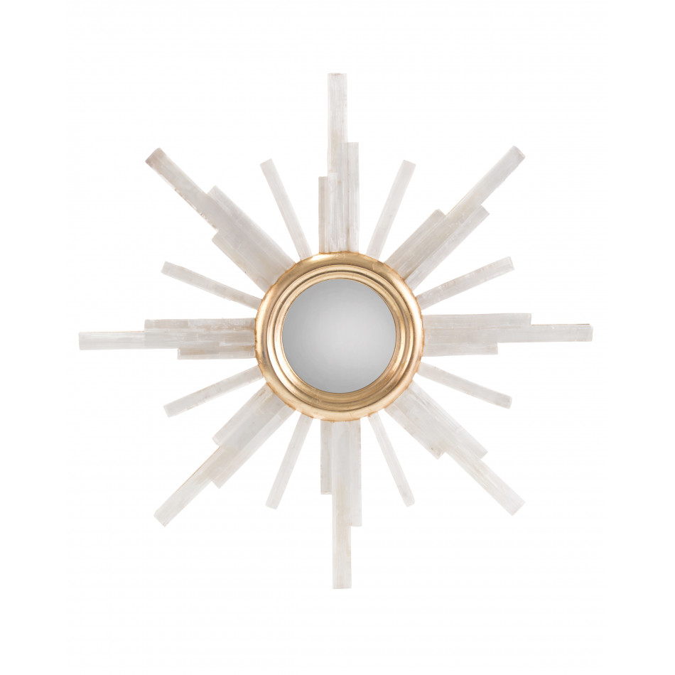 Selenite Star Mirror
