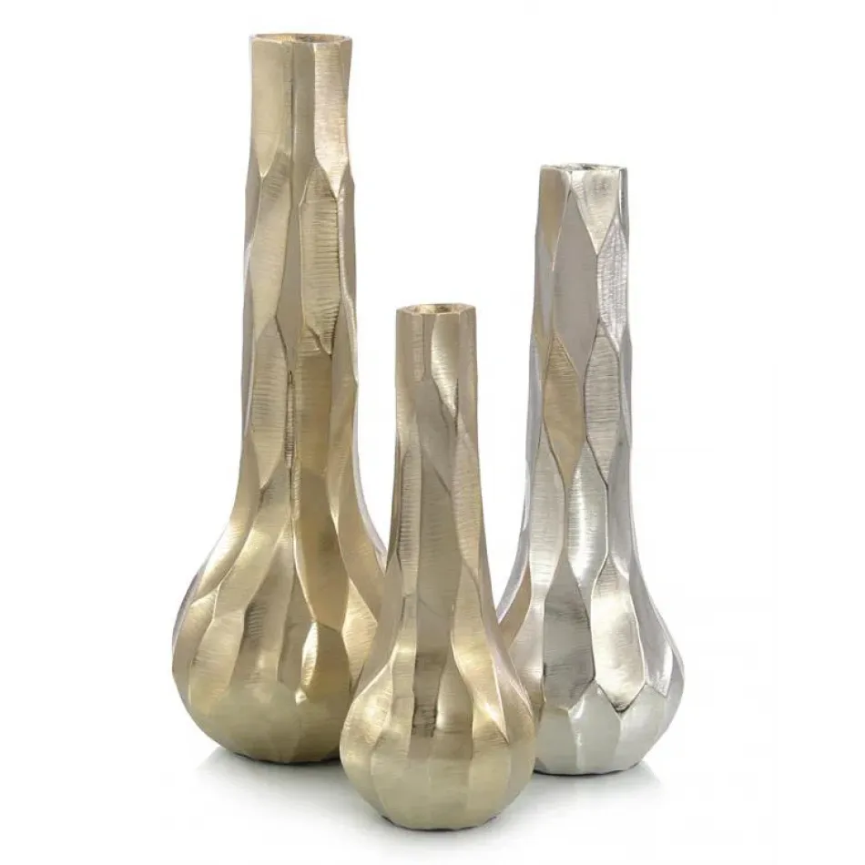 Set of Three Organic Harlequin Vases