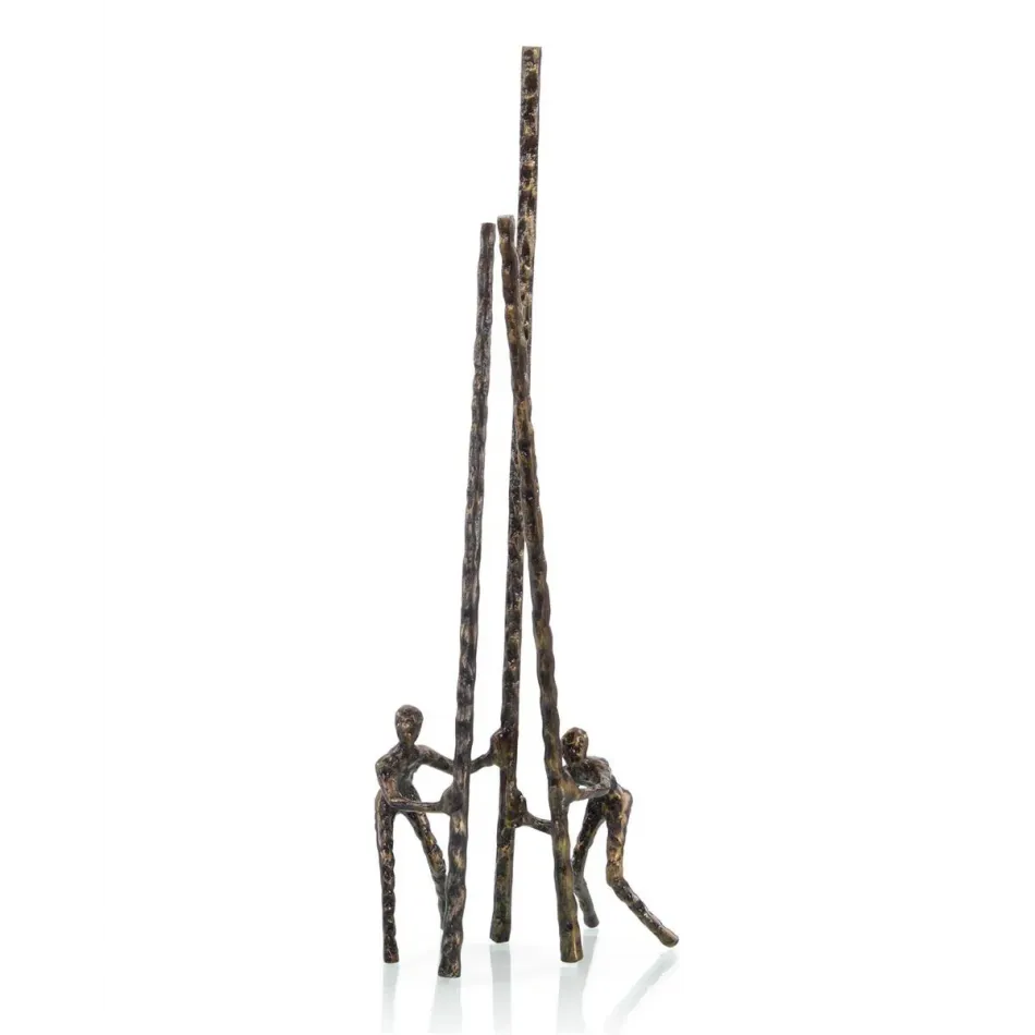 Balancing Bronze Sculpture