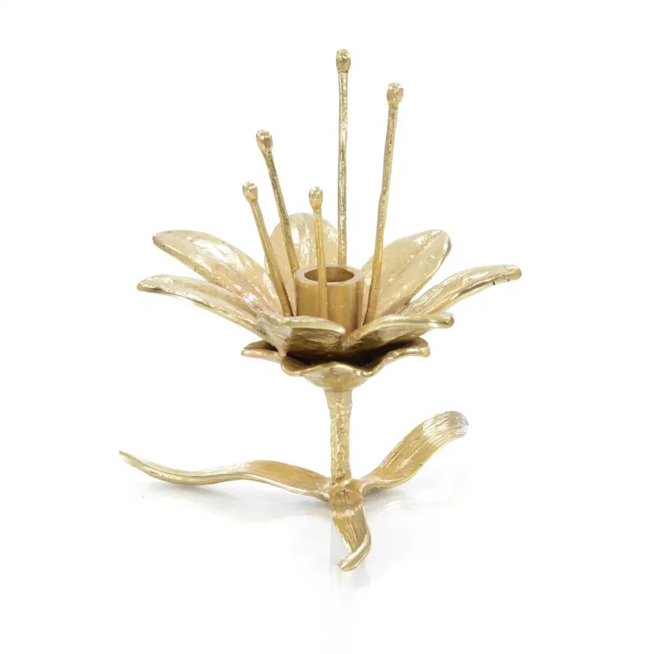 Spring Flower Candleholder 8.5"H X 7"W X 7.5"D