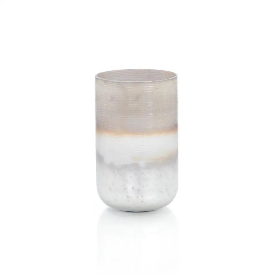 Mid-Size Seabrook Glass Vase 12"H X 1"W X 7.5"D