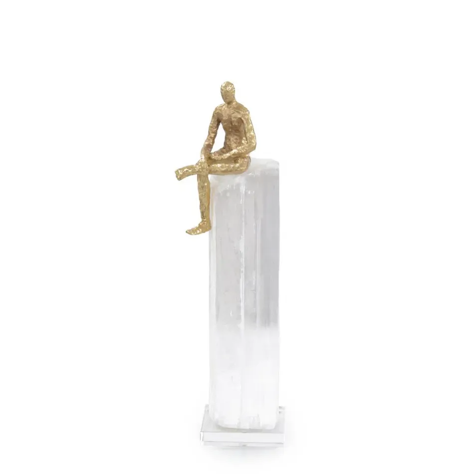 Taking a Break Sculpture II 19"H X 5"W X 4.5"D