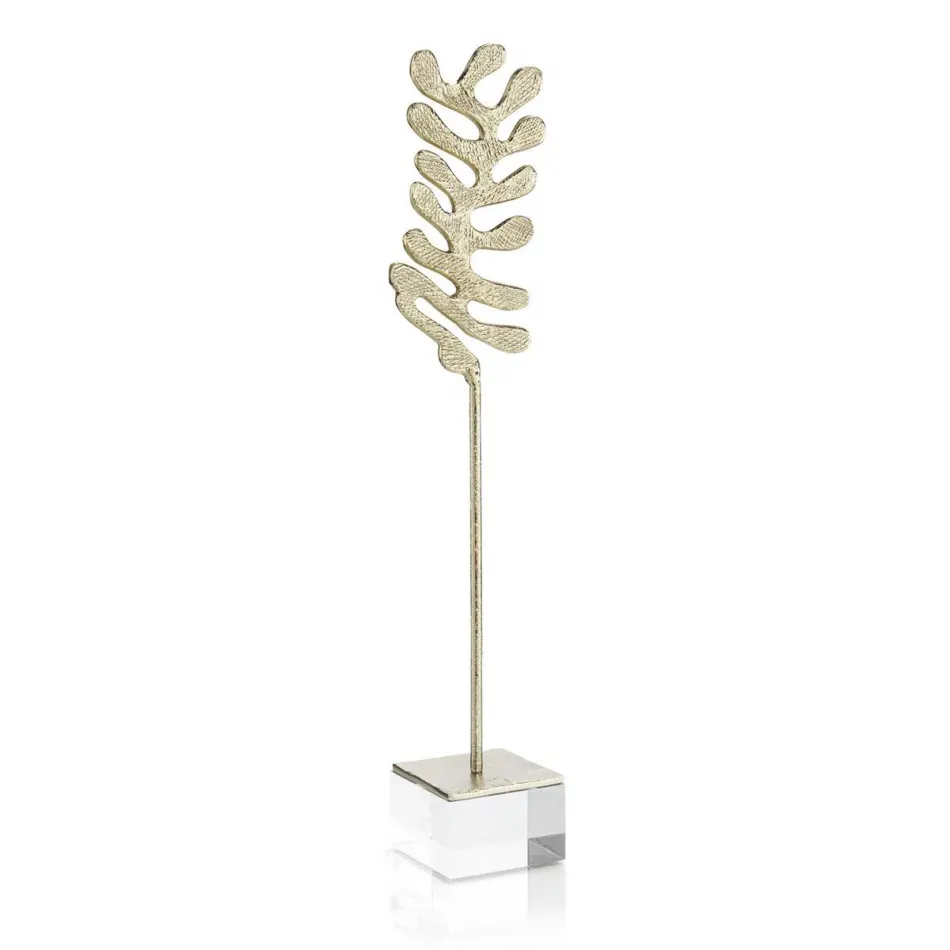 Brass Sea Coral Sculpture I 24.5"H X 4"W X 5"D