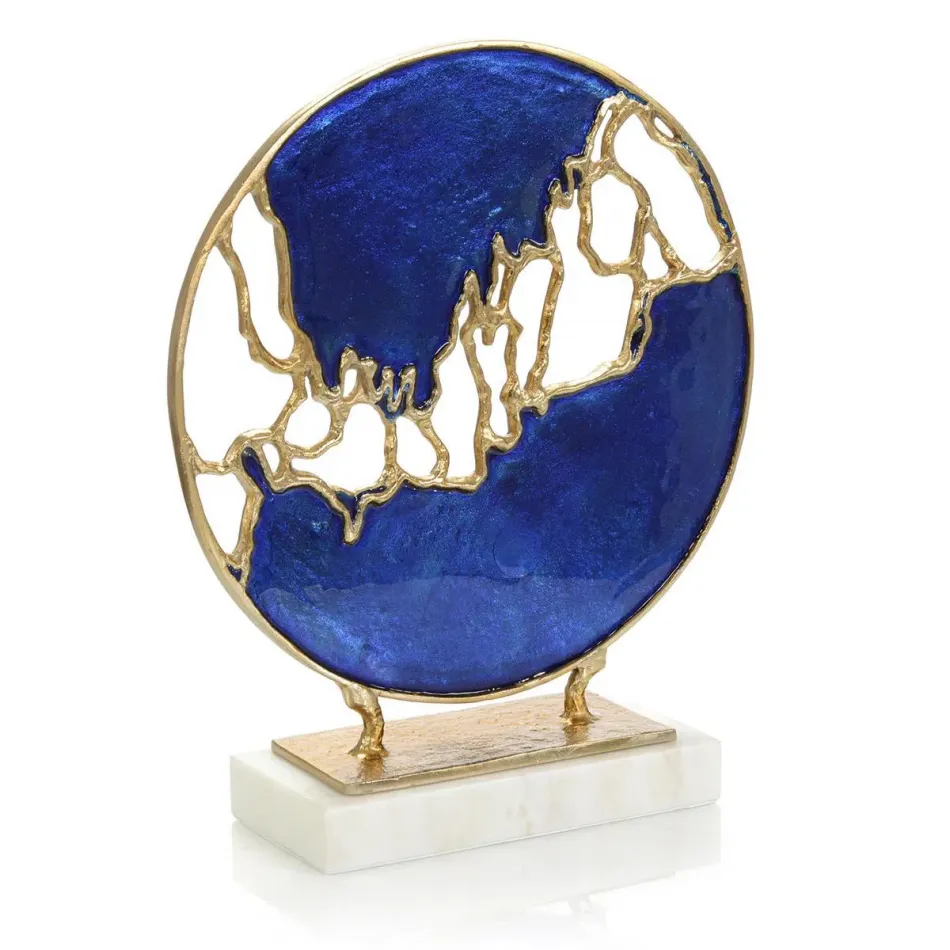 Blue River Sculpture II 17.5"H x 15.75"W x 5.5"D
