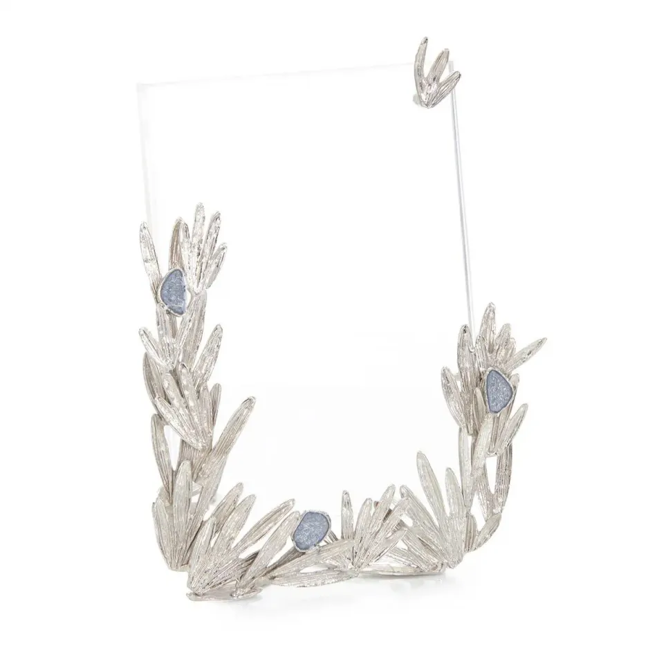 Stone Meadow Photo Frame, Nickel