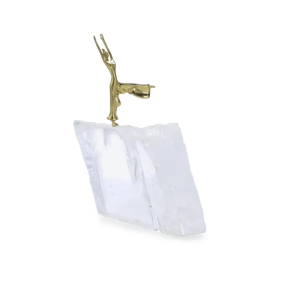 Ethereal Dancer Sculpture on Selenite II