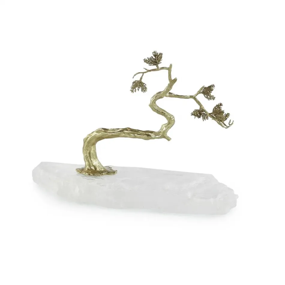 Winding Brass Tree on Selenite II