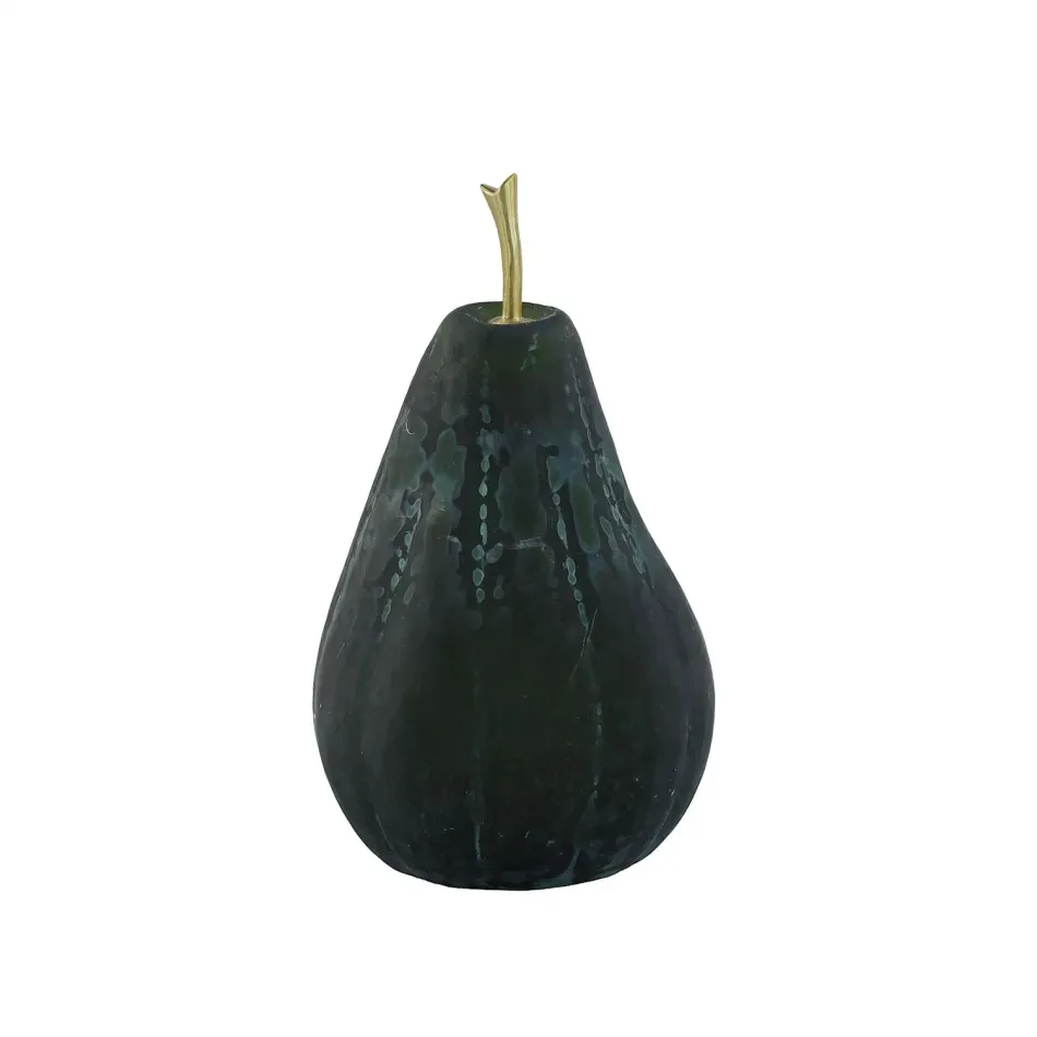 Glass Pear Sculpture, Large