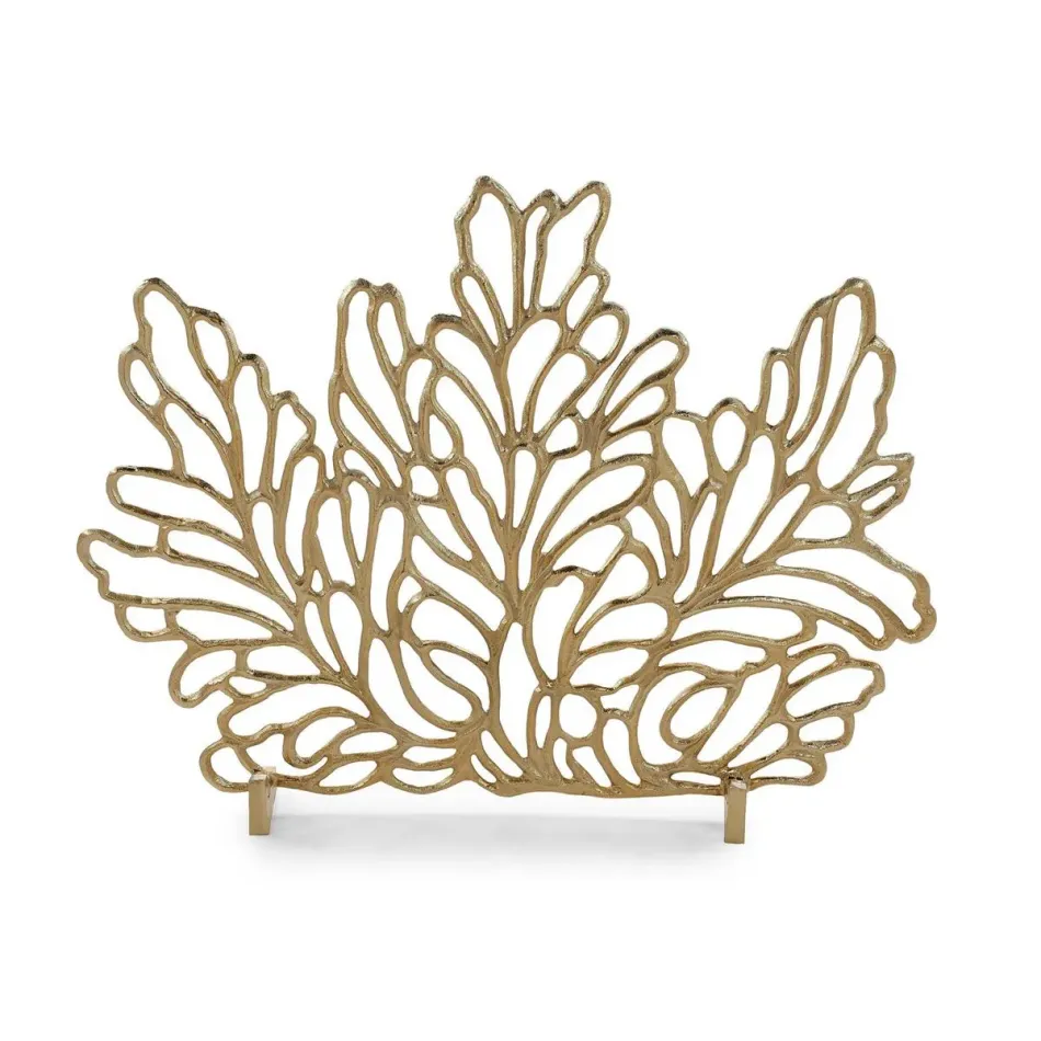 Botanical Fire Screen, Gold