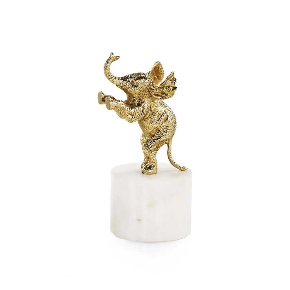 Playful Elephant Bookend