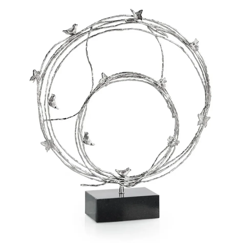 Roost Nickel Sculpture Large