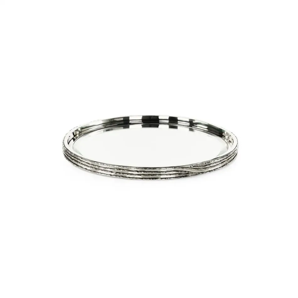 Ringed Tray, Small Nickel