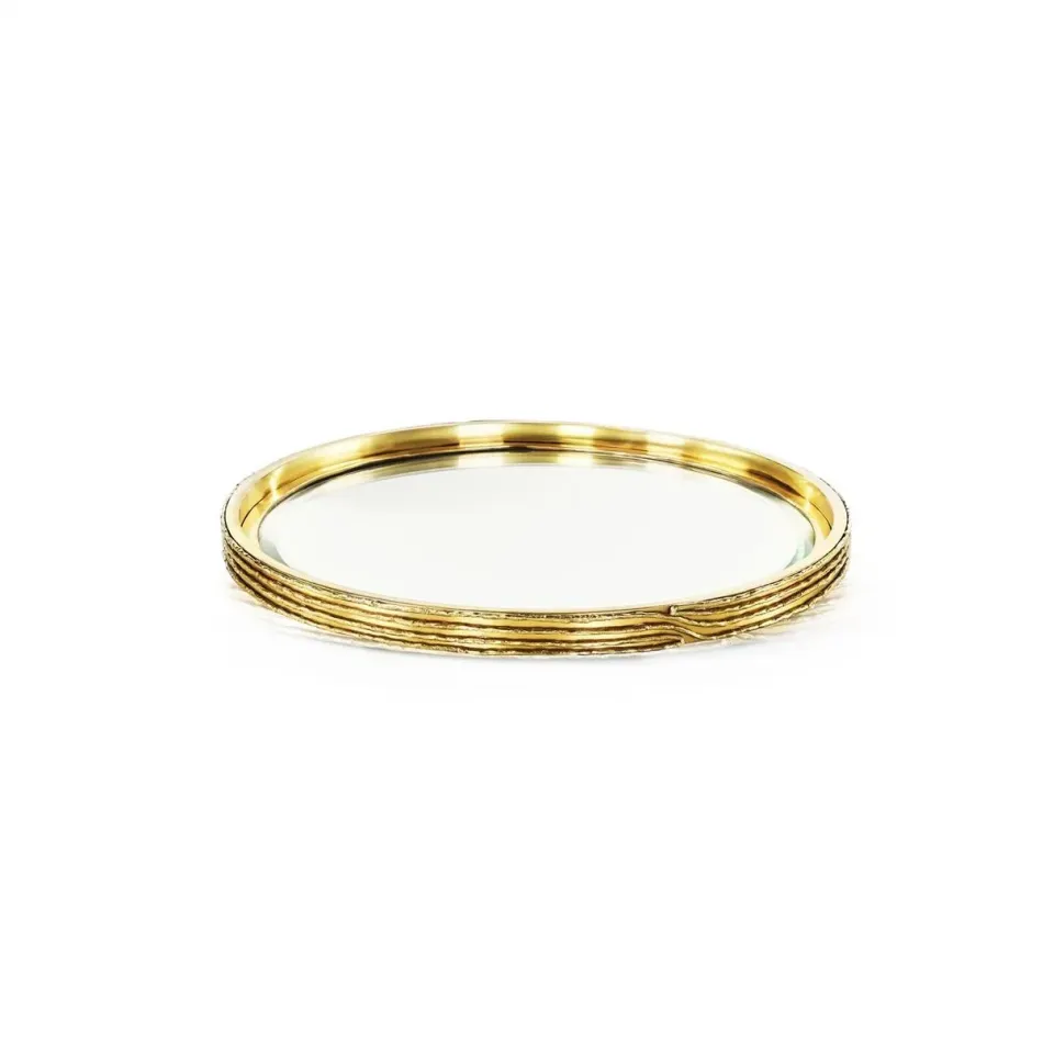 Ringed Tray, Small Brass