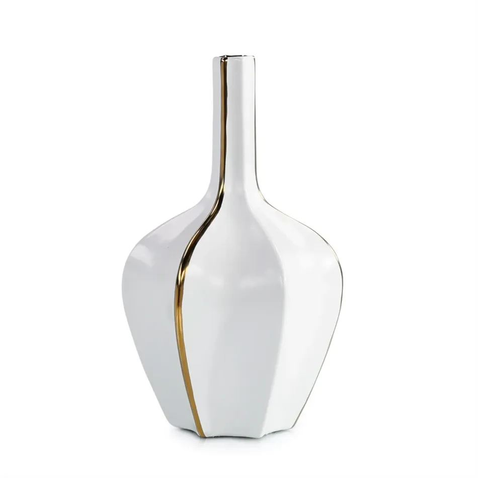 Golden Stripe Vase
