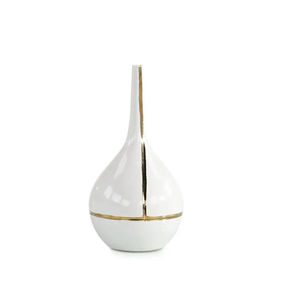 Golden Stripe Vase Small