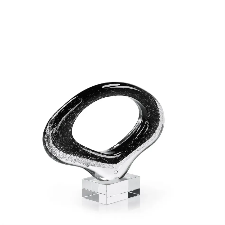 Loop Black Sculpture Small