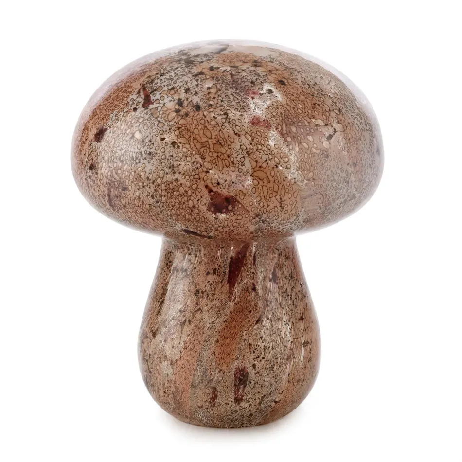 Glass Mushroom Sculpture