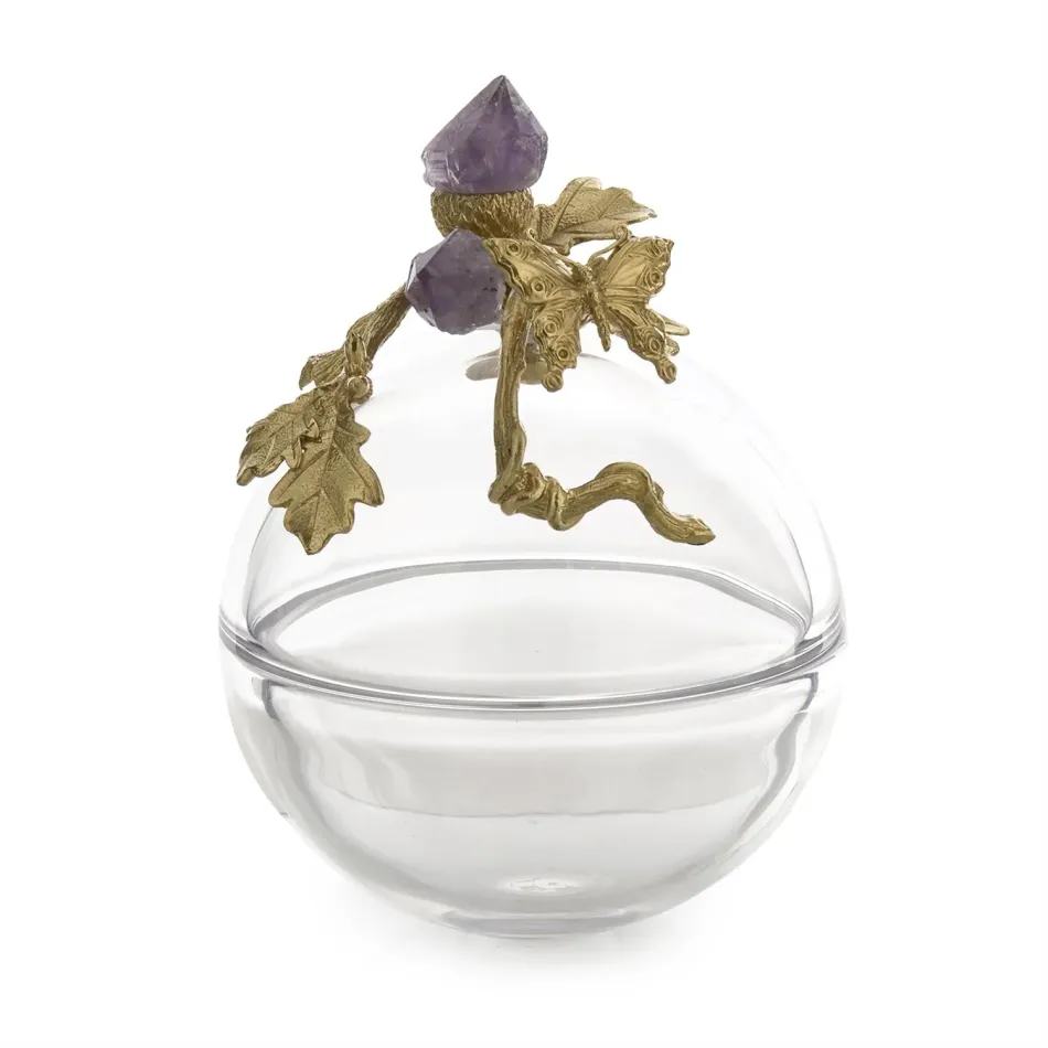 Amethyst Sprig Cloche Medium