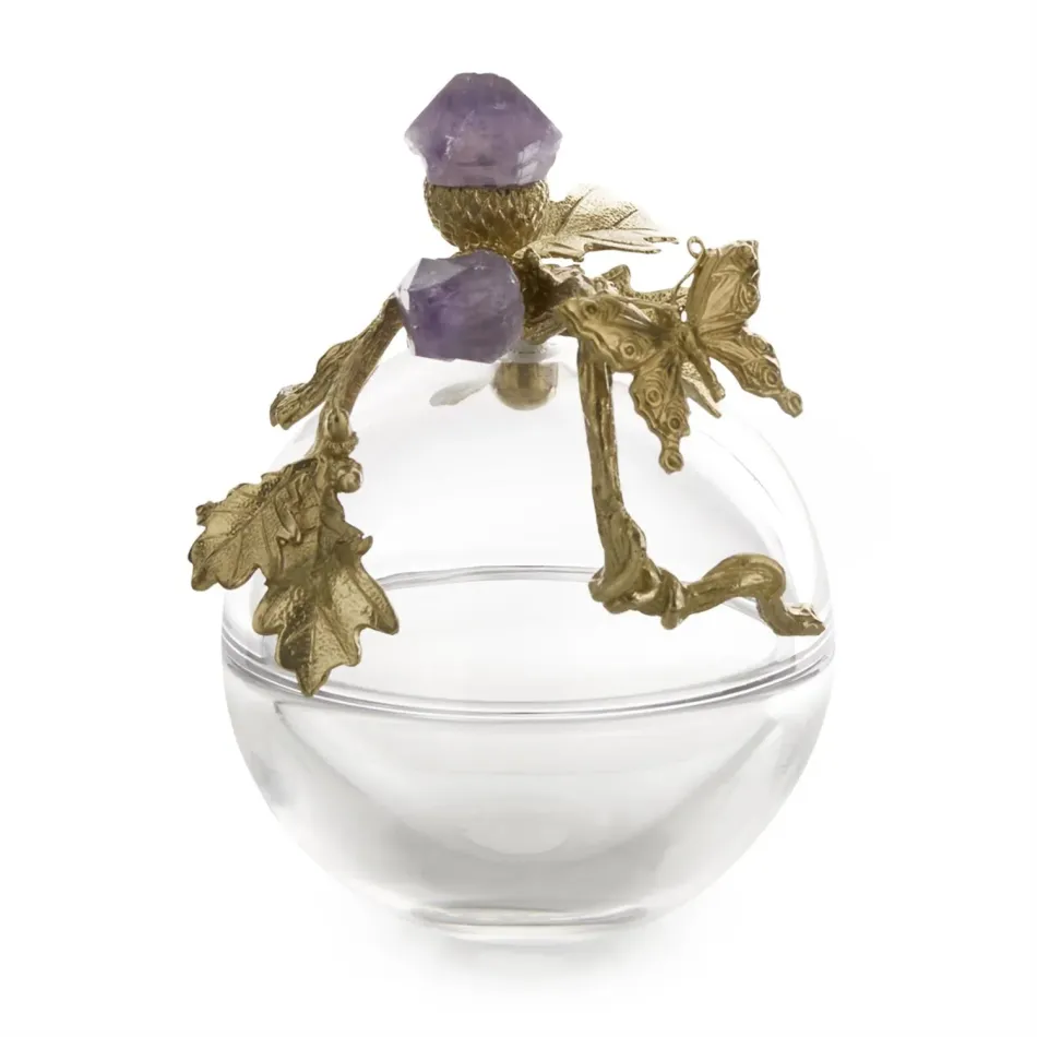 Amethyst Sprig Cloche Small
