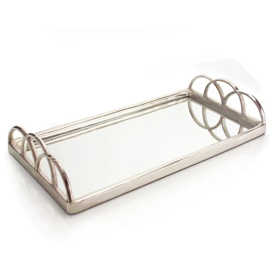 Silver Mirrored Tray