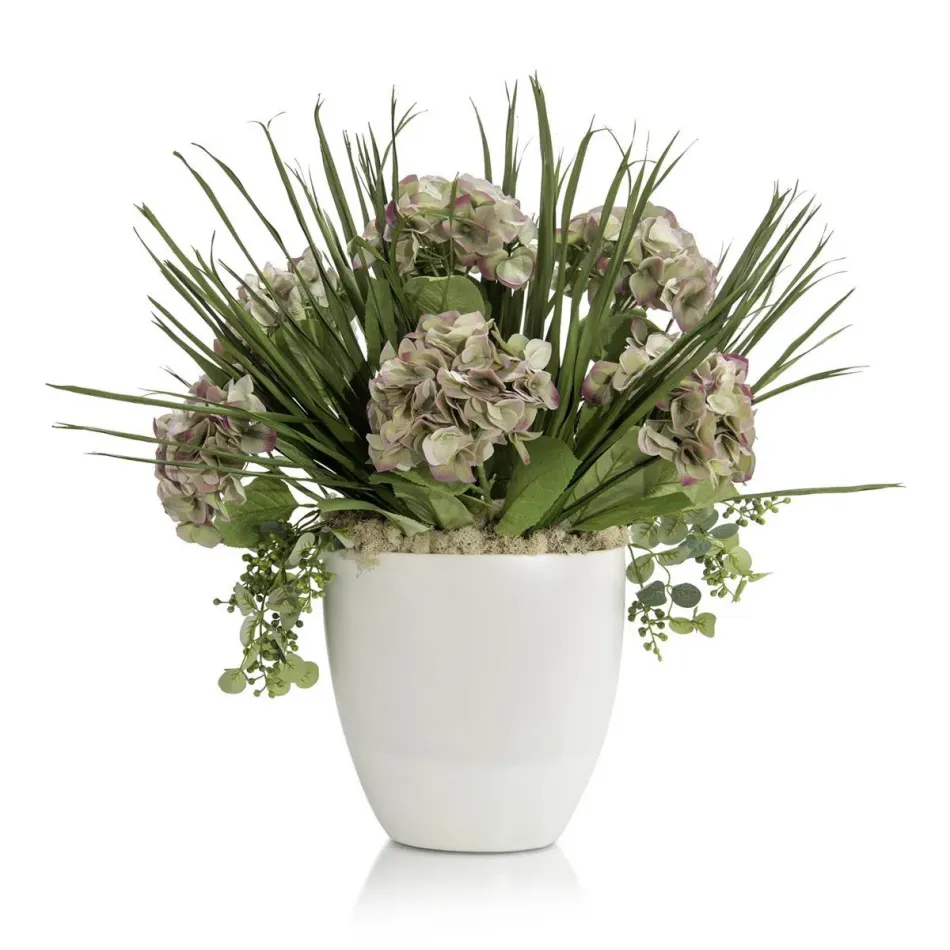 Palmetto Hydrangeas 30"H X 30"W X 19"D