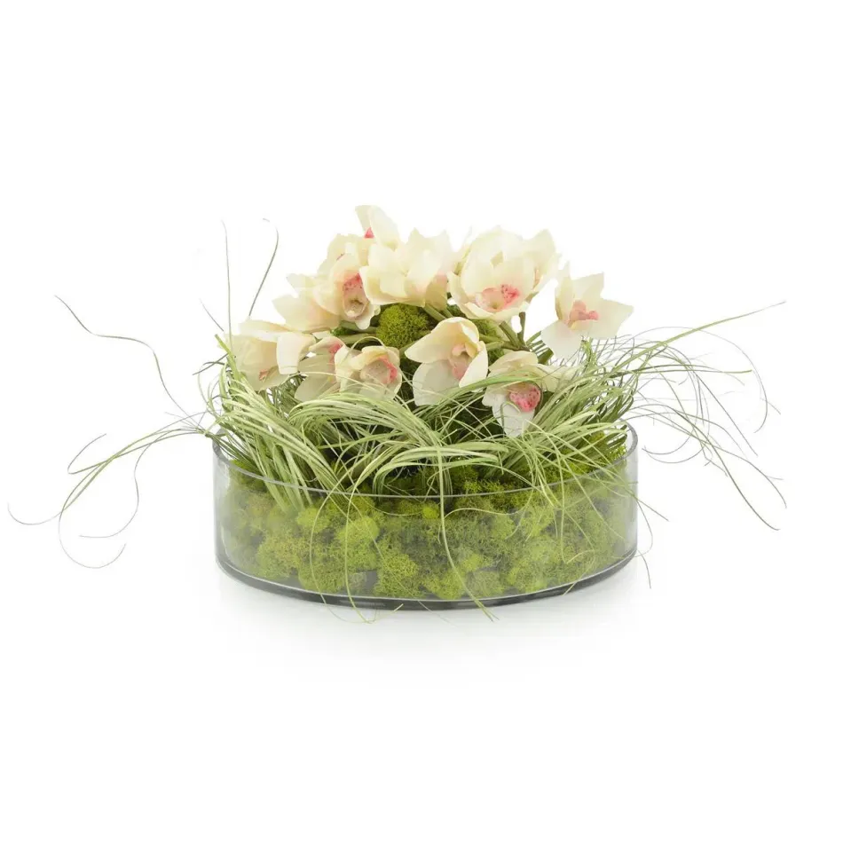 Meadow Orchids 15"H x 20"W x 20"D