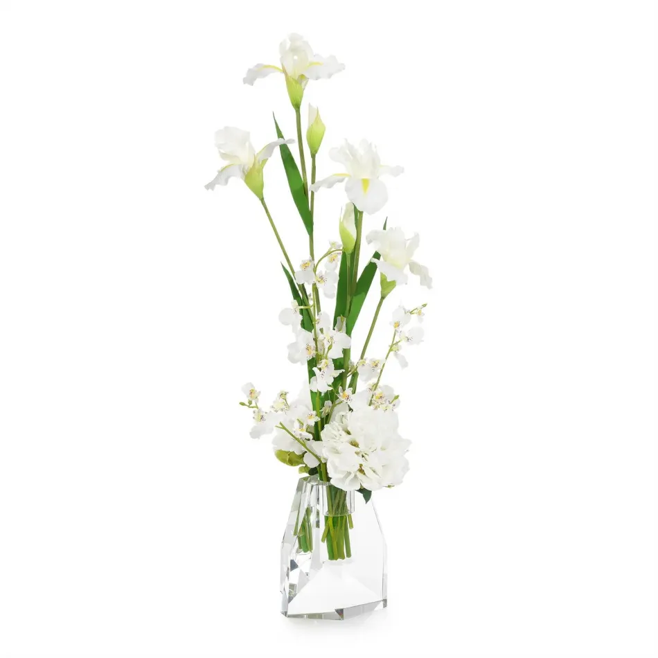 White Iris and Peonies
