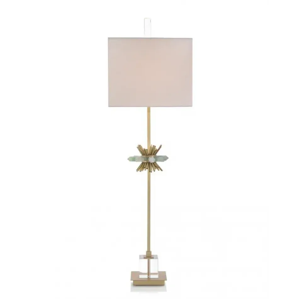 Fluorite Points Buffet Lamp