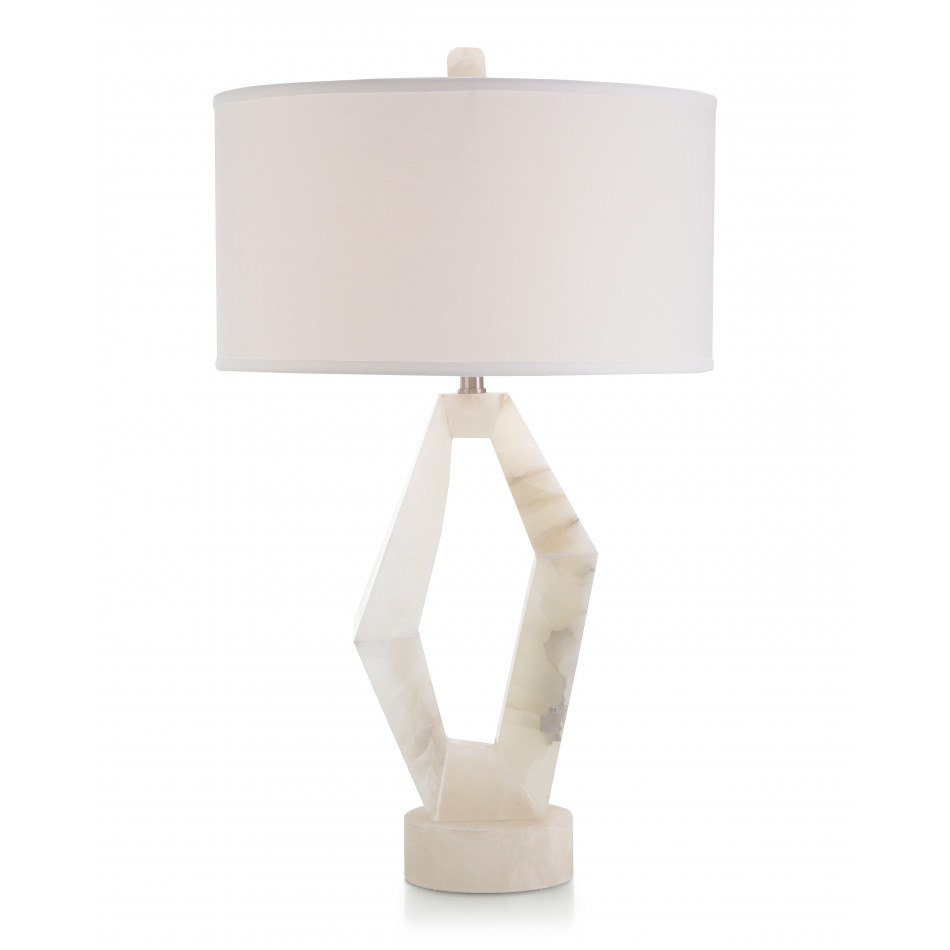 Abstract Alabaster Table Lamp