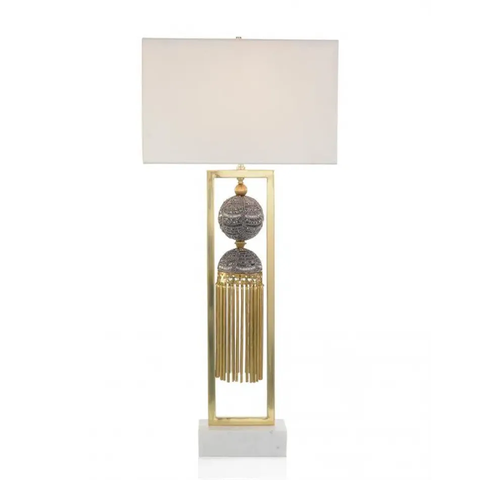 Braided Tassel Table Lamp