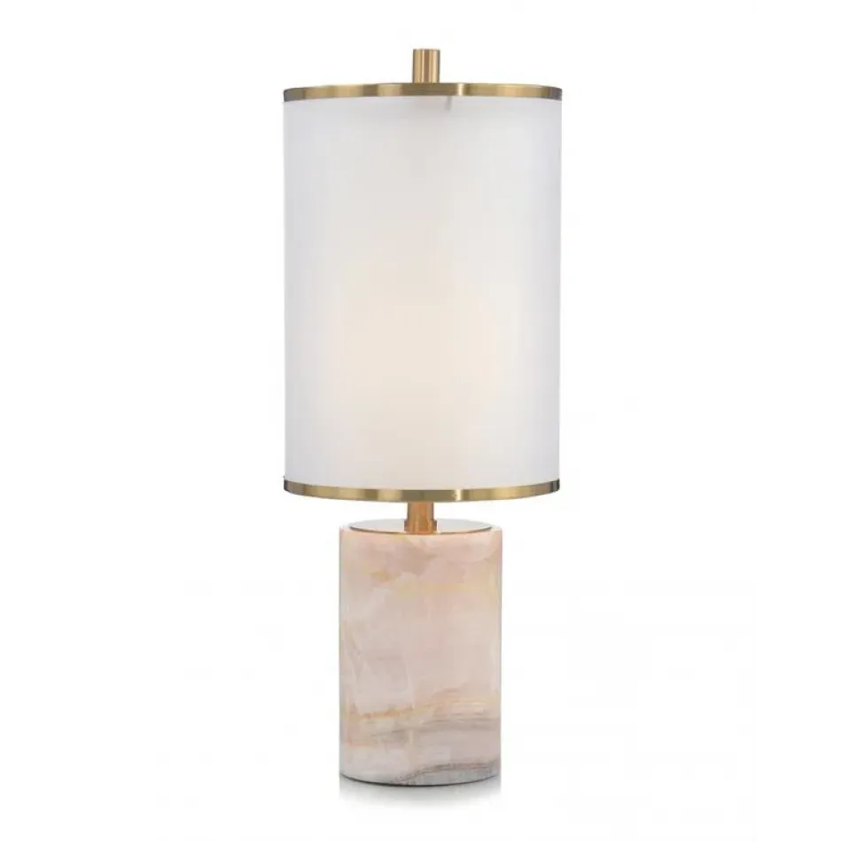 Rosé Stone Table Lamp