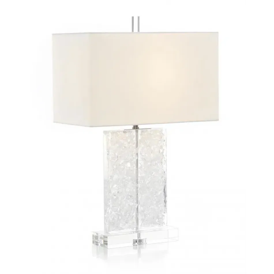 Glass and Acrylic Formed Table Lamp