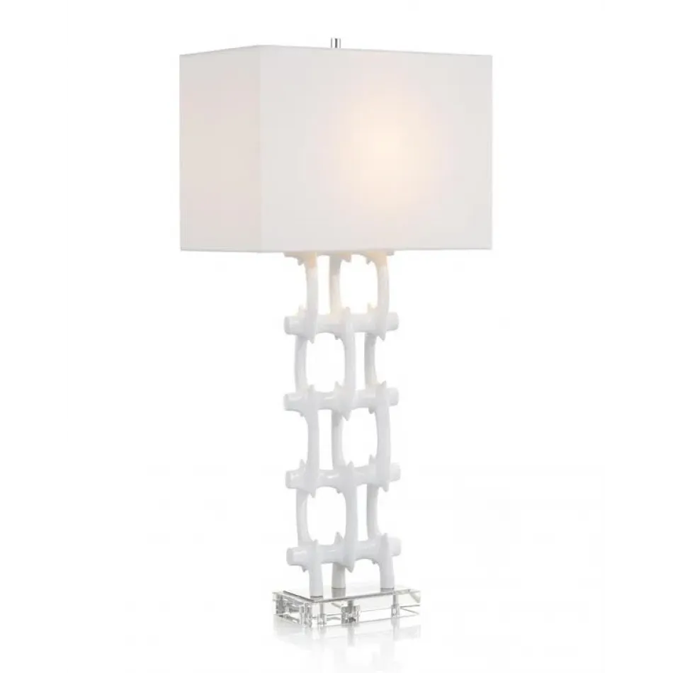 Table Lamp in White