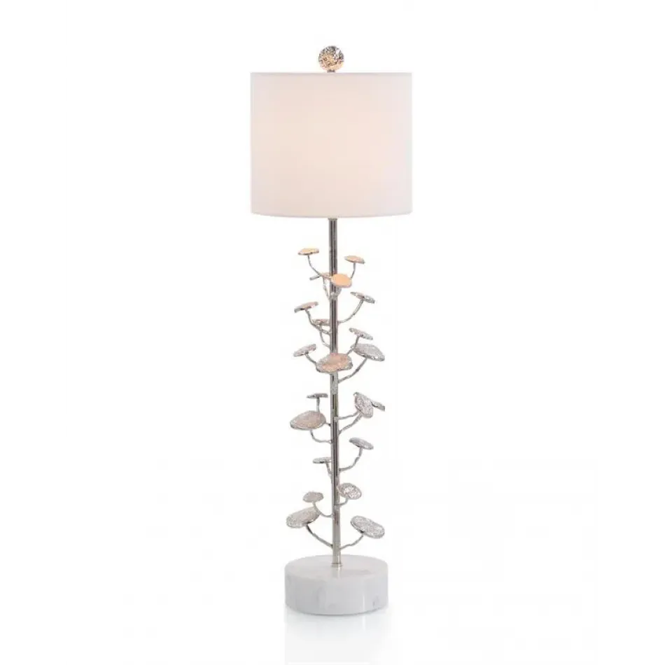 Nickel-Plated Table Lamp