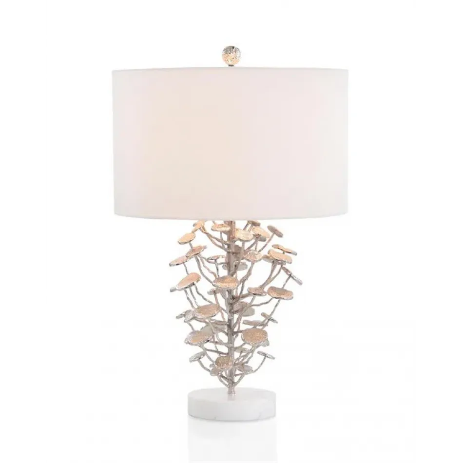 Nickel-Plated Table Lamp